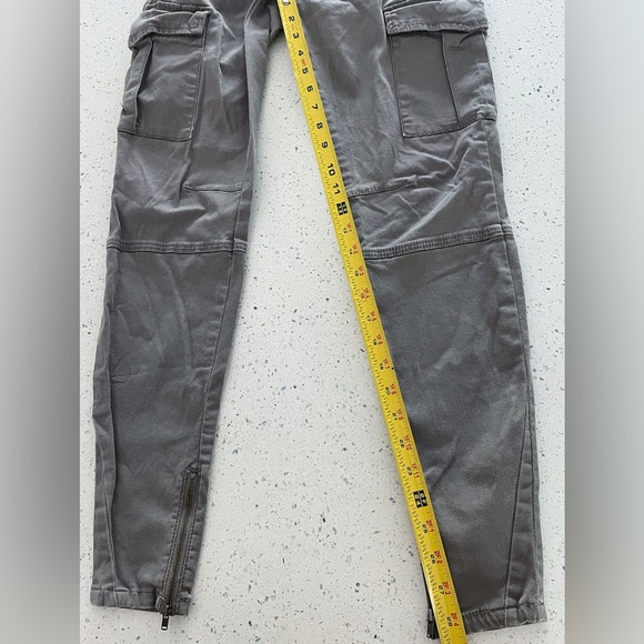 Free People Women’s Pants Utility / Cargo Multi Pockets Military w Ankle Zip W29 - Picture 8 of 9
